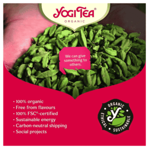 Yogi Tea Organic Alkaline Herbs, 17 Tea Bags 35.7g, our premium ingredients, available at teas.co.uk