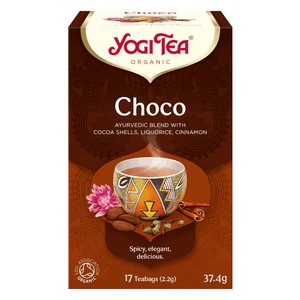Yogi Tea Organic Choco, 17 Tea Bags 37.4g, Fruit and Herbal Tea, Yogi Tea GmbH. Sold by Teas.co.uk.