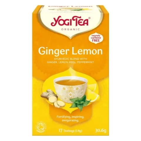 Yogi Tea Organic Ginger and Lemon, 17 Tea Bags 30.6g