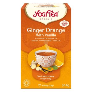 Yogi Tea Organic Ginger Orange with Vanilla, 17 Tea Bags 30.6g
