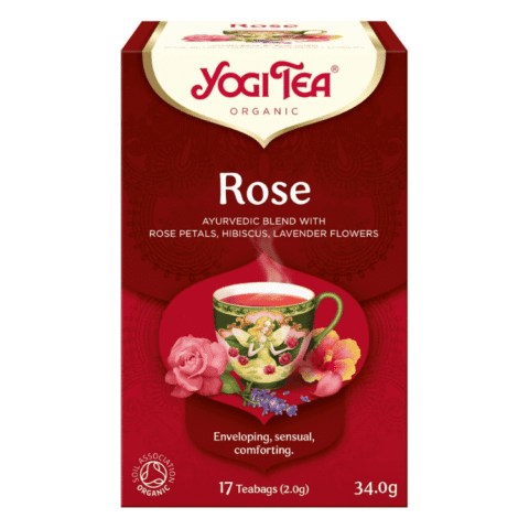 Yogi Tea Organic Rose, 17 Tea Bags 34g