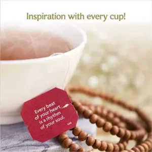 Yogi Tea Organic Rose, 17 Tea Bags 34g, teacup, available at teas.co.uk