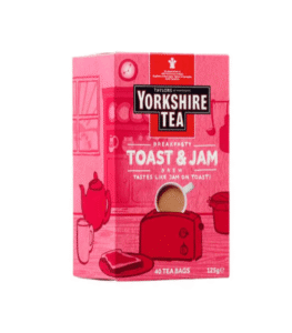 Yorkshire Tea Toast and Jam, 40 Tea Bags 125g, side, available at teas.co.uk