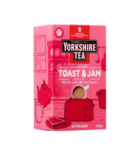 Yorkshire Tea Toast And Jam, 40 Tea Bags 125G