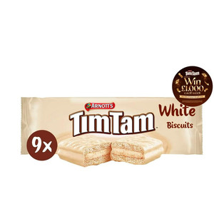 Arnott's Tim Tam White Biscuit Bar, 165g