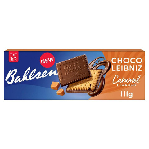 Bahlsen Choco Leibniz Caramel Flavour, 111g