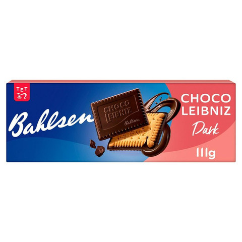 Bahlsen Choco Leibniz Dark Chocolate Biscuits, 111g