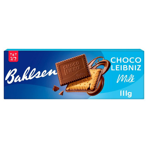Bahlsen Choco Leibniz Milk Chocolate Biscuits, 111g