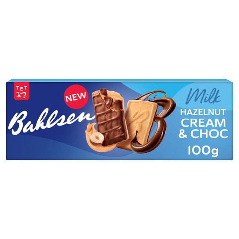 Bahlsen Hazelnut Cream and Choc, 100g