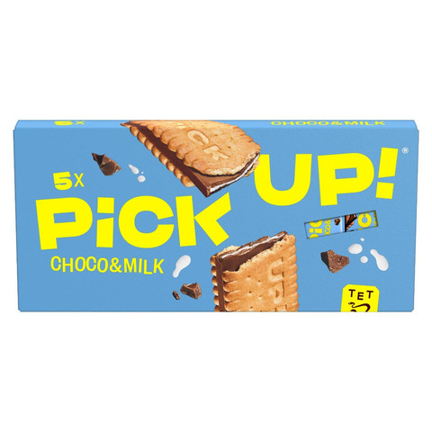Bahlsen Pick Up! Choco & Milk Chocolate Biscuit Bars Multipack, 5 Pack 140g