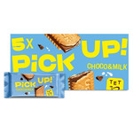 Bahlsen Pick Up! Choco & Milk Chocolate Biscuit Bars Multipack, 5 Pack 140g, pack shot 2, available at teas.co.uk