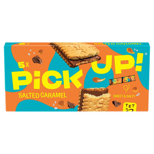 Bahlsen PiCK UP! Salted Caramel Biscuit Bars, 5 Pack
