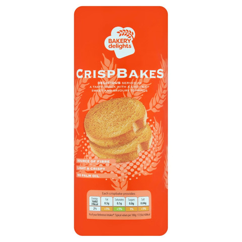 Bakery Delights Crispbakes, 125g