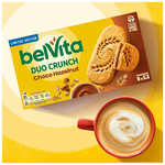 Belvita Sandwich Chocolate Hazelnut Breakfast Biscuits, 253g, pack shot 5, available at teas.co.uk