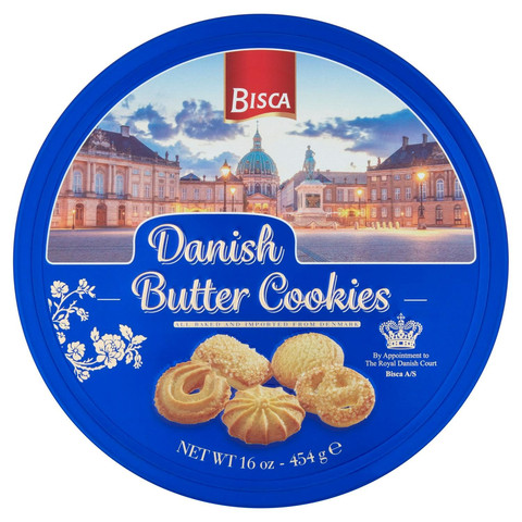 Bisca Danish Butter Cookies, 454g