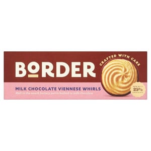 Border Milk Chocolate Viennese Whirls, 150g