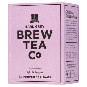 Brew Tea Co Earl Grey Proper, 15 Tea Bags 45g