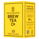Brew Tea Co English Breakfast, 15 Tea Bags 56g, pack shot 2, available at teas.co.uk