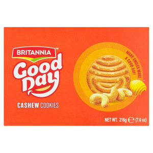 Britannia Good Day Cashew Cookies, 216g