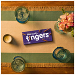 Cadbury Dairy Milk Fingers Milk Chocolate Covered Biscuits, 114g, pack shot 3, available at teas.co.uk