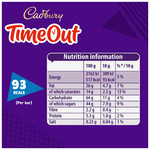 Cadbury Timeout Milk Chocolate Wafer Biscuit Bars Multipack, 5 x 18g, pack shot 3, available at teas.co.uk