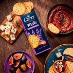 Carr's Melts Caramelised Red Onion Flavour Crackers, 150g, pack shot 2, available at teas.co.uk