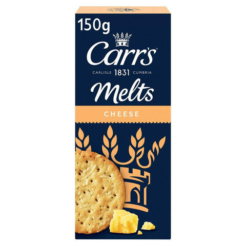 Carr's Melts Cheese Crackers, 150g