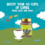 Clipper Fairtrade Organic Decaf Latin American Instant Coffee, 100g, pack shot 5, available at teas.co.uk