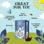 Clipper Organic and Fairtrade Decaffeinated Tea, 40 Tea Bags 116g, pack shot 2, available at teas.co.uk