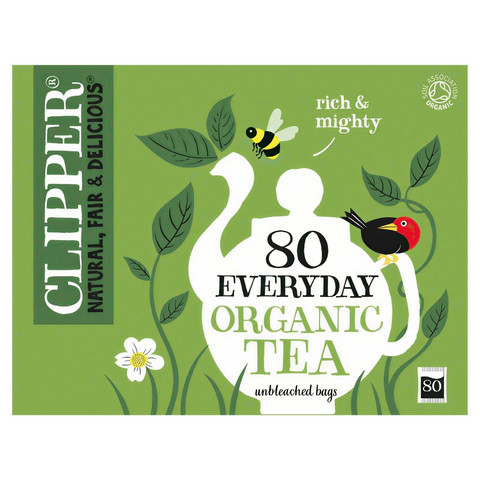 Clipper Organic Everyday, 80 Tea Bags 232g