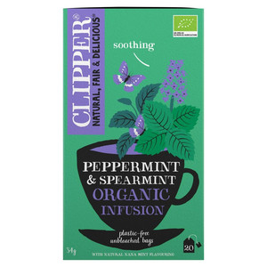 Clipper Organic Infusion Peppermint & Spearmint, 20 Tea Bags 34g
