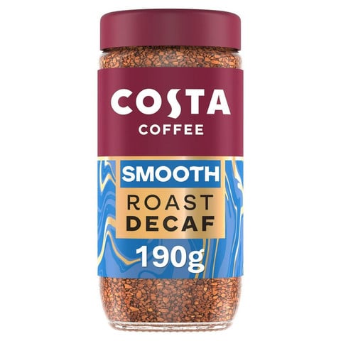 Costa Coffee Smooth Decaf Blend Instant Coffee, 190g