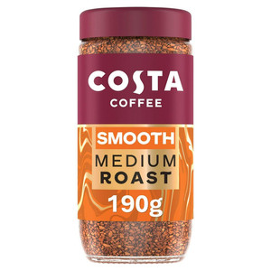Costa Coffee Smooth Medium Blend Instant Coffee, 190g
