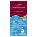 Costa Smooth Decaf Lungo Coffee, Nespresso Compatible, 10 Pods 52g, pack shot 2, available at teas.co.uk