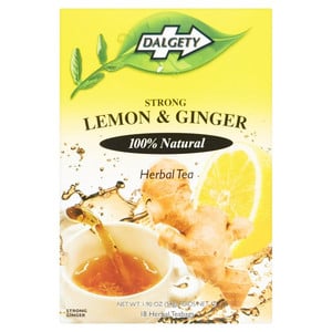 Dalgety Strong Lemon & Ginger Herbal, 18 Tea Bags 54g