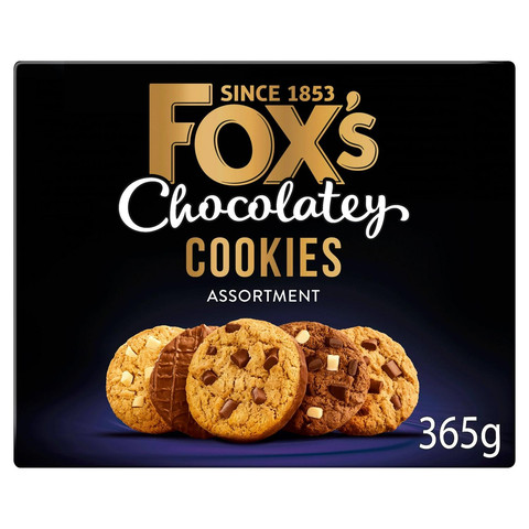 Fox's Biscuits Chocolatey Cookies Assortment, 365g