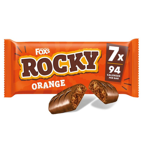 Fox's Biscuits Rocky Orange Biscuit Bars Multipack, 7 Pack 138g