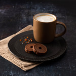 Fox's Chocolatey Biscuits Salted Caramel Rounds, 117g, pack shot 2, available at teas.co.uk