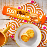 Fox's Favourites Crunch Creams Biscuits - Golden, 200g, pack shot 4, available at teas.co.uk