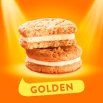 Fox's Favourites Crunch Creams Biscuits - Golden, 200g, pack shot 5, available at teas.co.uk