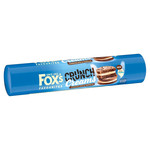 Fox's Favourites Crunch Creams Chocolate & Vanilla Flavour Biscuits, 200g, pack shot 2, available at teas.co.uk