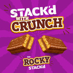 Fox's Rocky STACK'd Chocolate Cream Flavour Biscuit Bars Multipack, 5 x 25g, pack shot 2, available at teas.co.uk