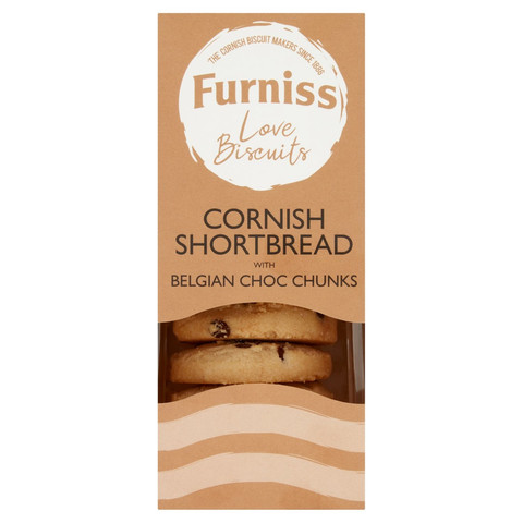 Furniss New Wave Cornish Shortbread With Belgian Choc Chunks, 200g