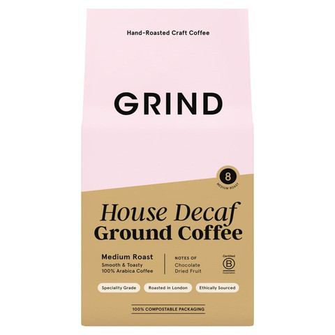 Grind House Decaf Ground Coffee, 200g