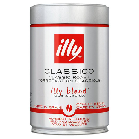 illy Classico Coffee Beans - Classic Roast, 250g