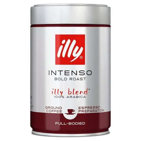 illy Espresso Dark Roast Ground Coffee, 250g