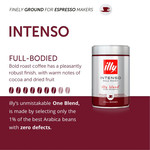 illy Espresso Dark Roast Ground Coffee, 250g, pack shot 3, available at teas.co.uk