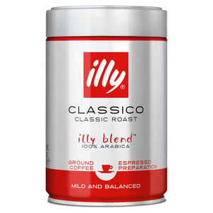 illy Espresso Medium Roast Ground Coffee, 250g