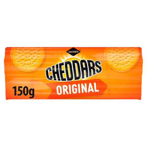 Jacob's Baked Cheddars Cheese Crackers, 150g