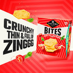 Jacob's Bites Sweet Chilli & Sour Cream Flavour Crackers, 125g, pack shot 2, available at teas.co.uk